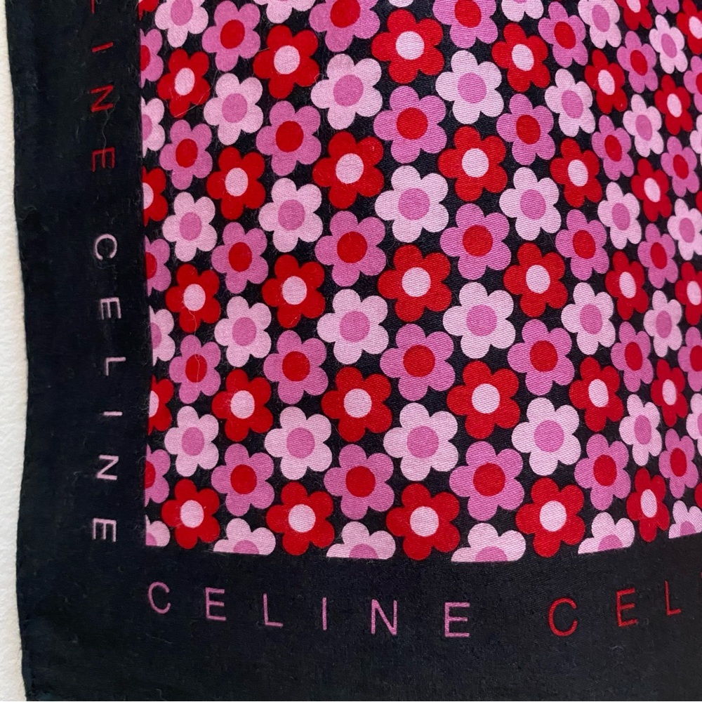 Celine Cotton Handkerchief/Bandanna 19”x19”
Rare pattern